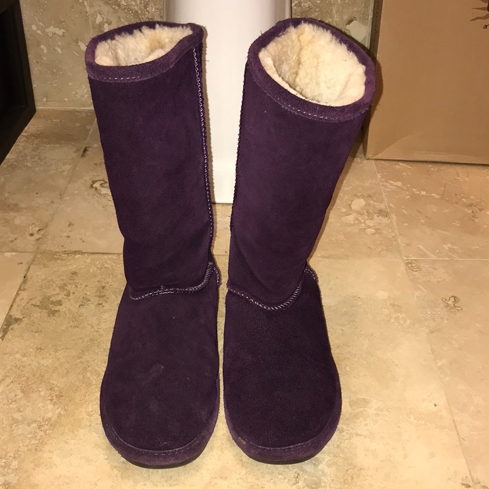 BearPaw Purple Boots